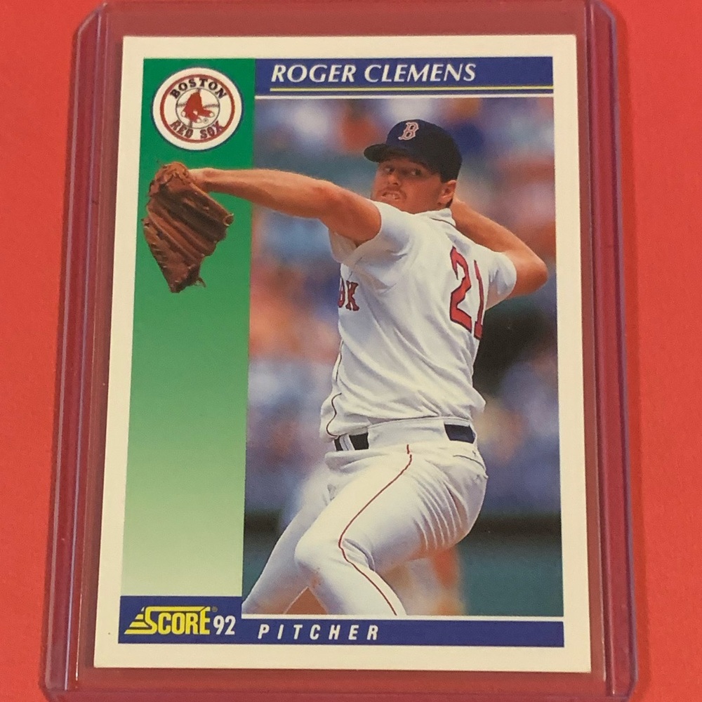 Roger Clemens #21 1992 Score Baseball Trading Card